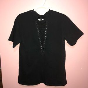 Forever 21 Black Short Sleeve